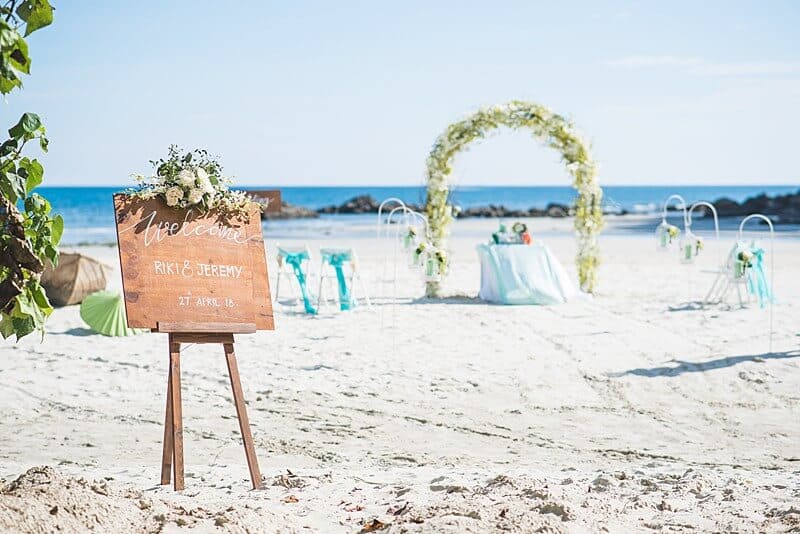 Riki & Jeremy wedding at Kata Beach, Phuket — April 2018 (image 2 of 28)
