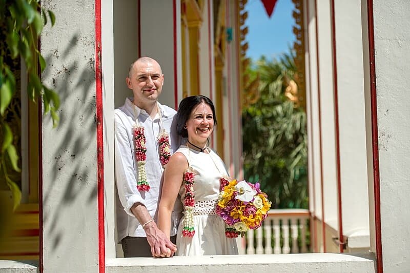 Nic & John wedding at Chalong Temple, Phuket — February 2018 (image 29 of 88)
