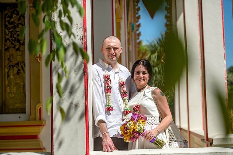 Nic & John wedding at Chalong Temple, Phuket — February 2018 (image 28 of 88)