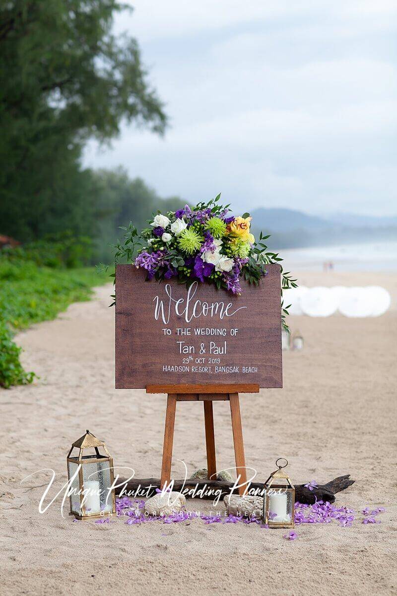 Tan & Paul wedding at Haadson Resort (Khaolak, Phangnga), Phuket — October 2019 (image 32 of 62)