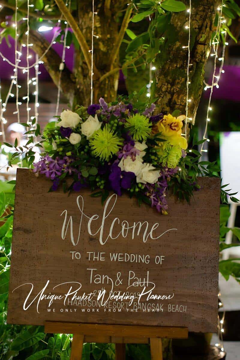 Tan & Paul wedding at Haadson Resort (Khaolak, Phangnga), Phuket — October 2019 (image 55 of 62)
